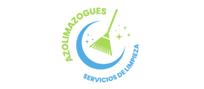 Blue Green Modern Cleaning Service Logo - LUIS MATEUS CRESPO PEÑAFIEL